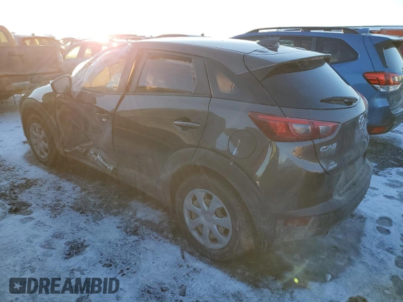 2018 Mazda CX-3 Sport with VIN JM1DKDB7XJ0311367, listed as a Copart auction lot 46154815 with 68,083 mi miles and Salvage Title. Bid and sale history available at DreamBid. Image 2.