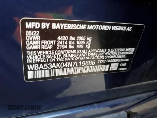 2022 BMW 2 Series 228i z VIN WBA53AK04N7L19686, wystawiony jako Copart lot #57508865 z przebiegiem 25 520 mil mil oraz Szkoda całkowita • Salvage title. Historia ofert i sprzedaży dostępna na DreamBid. Obrazek 12.
