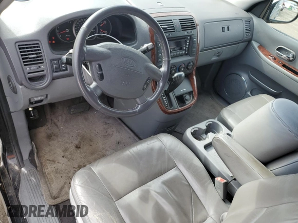 2003 Kia Sedona LX with VIN KNDUP131736449152, listed as a Copart auction lot 46272125 with 78,568 mi miles and Clean Title. Bid and sale history available at carsss.com. Image 8.