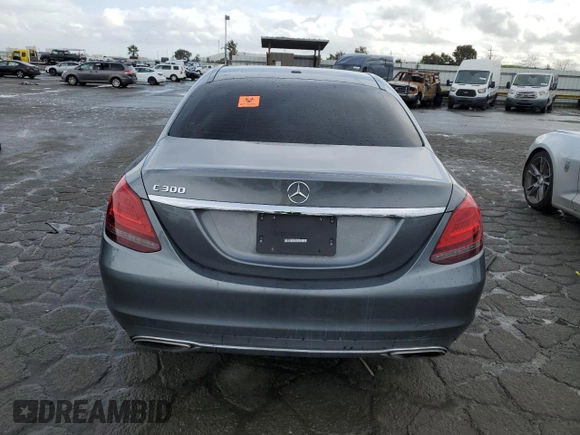2020 Mercedes-Benz C 300 with VIN W1KWF8DB5LR599664, listed as a Copart auction lot 44946155 with 71,311 mi miles and Salvage Title. Bid and sale history available at DreamBid. Image 6.