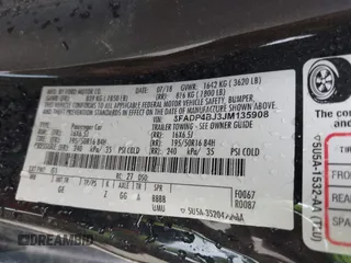 2018 Ford Fiesta SE z VIN 3FADP4BJ3JM135908, wystawiony jako IAAI lot #40003965 z przebiegiem Nie podano mil oraz . Historia ofert i sprzedaży dostępna na DreamBid. Obrazek 9.