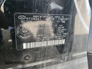 2021 Hyundai Santa Fe Hybrid Limited with VIN KM8S5DA17MU003190, listed as a Copart auction lot 88538275 with 27,285 mi miles and Salvage Title. Bid and sale history available at carsss.com. Image 14.