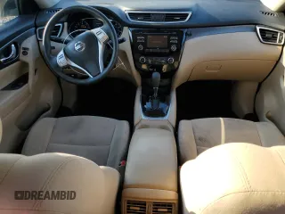 2016 Nissan Rogue SV with VIN KNMAT2MV1GP668064, listed as a Copart auction lot 48707235 with 130,599 mi miles and Salvage Title. Bid and sale history available at carsss.com. Image 8.