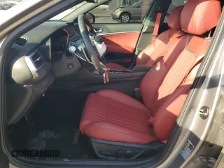 2024 Genesis G70 2.5T with VIN KMTG34SC1RU136438, listed as a Copart auction lot 44354645 with 11,831 mi miles and Salvage Title. Bid and sale history available at carsss.com. Image 7.