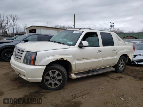 2003 Cadillac Escalade EXT z VIN 3GYEK63N13G145634, wystawiony jako Copart lot #47593375 z przebiegiem 287 512 mil mil oraz Nie do naprawy. Historia ofert i sprzedaży dostępna na DreamBid. Obrazek 1.