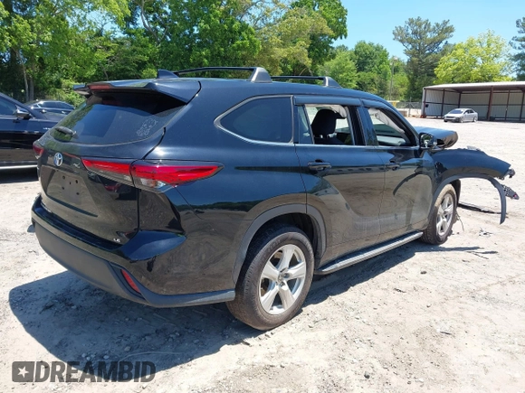 2021 Toyota Highlander L with VIN 5TDZZRAHXMS526743, listed as a IAAI auction lot 42335813 with 79,000 mi miles and . Bid and sale history available at DreamBid. Image 4.