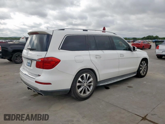 2014 Mercedes-Benz GL 450 with VIN 4JGDF7CEXEA424556, listed as a Copart auction lot 62563505 with 112,352 mi miles and Clean title. Bid and sale history available at DreamBid. Image 3.