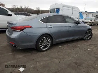 2015 Hyundai Genesis 3.8L with VIN KMHGN4JE9FU057392, listed as a Copart auction lot 77071393 with 222,111 mi miles. Bid and sale history available at carsss.com. Image 3.