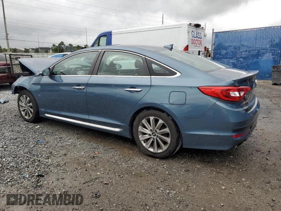 2017 Hyundai Sonata Sport with VIN 5NPE34AF6HH452394, listed as a Copart auction lot 52299045 with Not Provided miles and Salvage Title. Bid and sale history available at DreamBid. Image 2.