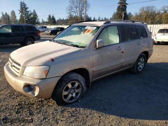 2006 Toyota Highlander with VIN JTEGP21A160123159, listed as a Copart auction lot 42777545 with 0 mi miles and Salvage Title. Bid and sale history available at carsss.com. Image 1.