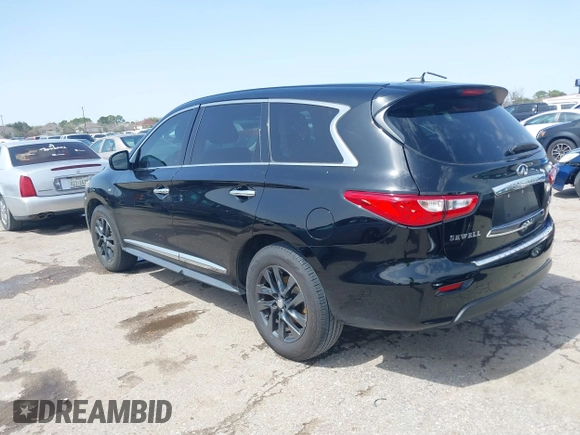 2015 Infiniti QX60 with VIN 5N1AL0MN6FC522202, listed as a IAAI auction lot 41713786 with 206,448 mi miles and . Bid and sale history available at DreamBid. Image 3.