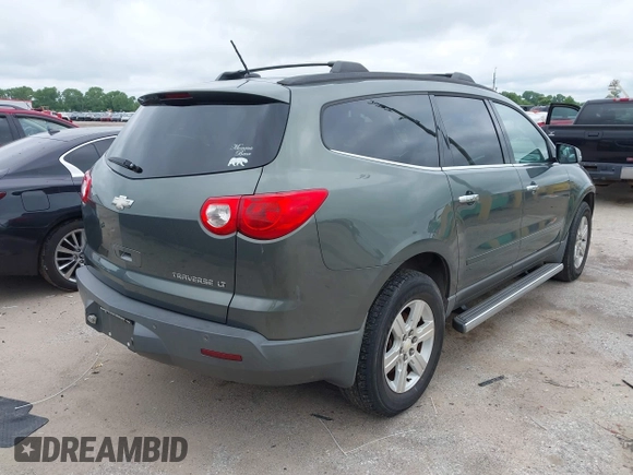 2011 Chevrolet Traverse 1LT z VIN 1GNKRGED0BJ204837, wystawiony jako IAAI lot #42203555 z przebiegiem Nie podano mil oraz . Historia ofert i sprzedaży dostępna na DreamBid. Obrazek 4.