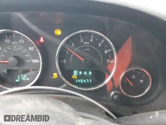 2013 Jeep Wrangler Sport with VIN 1C4AJWAG1DL538730, listed as a Copart auction lot 58784905 with 145,477 mi miles and Salvage title. Bid and sale history available at DreamBid. Image 9.