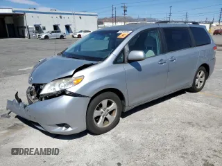 2014 Toyota Sienna LE AAS with VIN 5TDKK3DC3ES488728, listed as a Copart auction lot 63848955 with 167,943 mi miles and Salvage title. Bid and sale history available at DreamBid. Image 1.