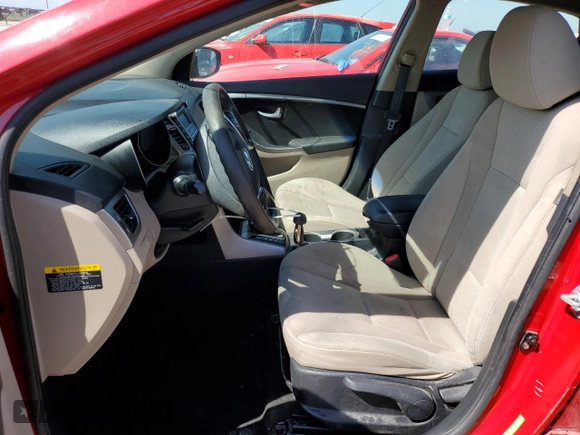 2013 Hyundai Elantra GT with VIN KMHD35LE8DU033447, listed as a Copart auction lot 74469134 with 0 mi miles and Salvage Title. Bid and sale history available at carsss.com. Image 7.