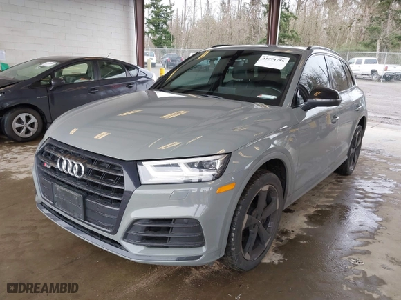 2019 Audi SQ5 Premium Plus with VIN WA1B4AFY0K2088663, listed as a IAAI auction lot 41774786 with 53,917 mi miles. Bid and sale history available at carsss.com. Image 17.
