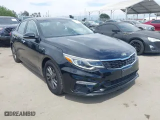 2019 Kia Optima S with VIN 5XXGT4L34KG296953, listed as a IAAI auction lot 42014999 with 64,968 mi miles. Bid and sale history available at carsss.com. Image 1.