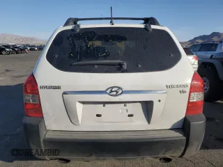 2007 Hyundai Tucson SE with VIN KM8JN12D27U612081, listed as a Copart auction lot 51267065 with 230,483 mi miles and Clean Title. Bid and sale history available at carsss.com. Image 6.