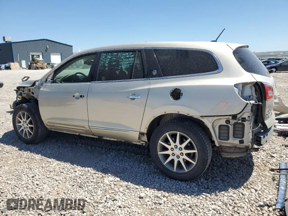 2015 Buick Enclave Leather with VIN 5GAKVBKD0FJ389250, listed as a Copart auction lot 57344554 with 115,076 mi miles and Salvage Title. Bid and sale history available at carsss.com. Image 2.