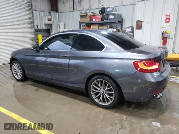 2015 BMW 2 Series 228i with VIN WBA1F5C57FV256684, listed as a Copart auction lot 51747435 with 136,140 mi miles and Clean Title. Bid and sale history available at carsss.com. Image 2.