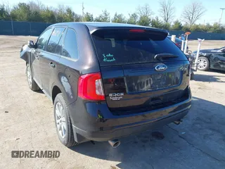 2013 Ford Edge SEL with VIN 2FMDK4JC7DBE00441, listed as a IAAI auction lot 41661591 with 131,411 mi miles. Bid and sale history available at carsss.com. Image 3.