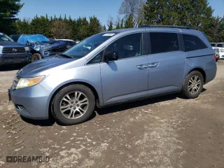 2011 Honda Odyssey EX-L with VIN 5FNRL5H65BB097642, listed as a Copart auction lot 51408045 with 314,944 mi miles and Salvage Title. Bid and sale history available at carsss.com. Image 1.
