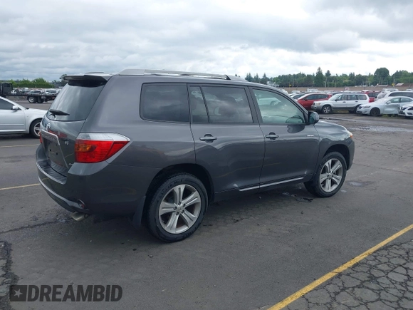 2008 Toyota Highlander Sport with VIN JTEES43A582068687, listed as a IAAI auction lot 42358242 with 137,099 mi miles and . Bid and sale history available at DreamBid. Image 4.