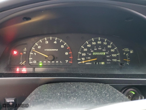 1998 Toyota 4Runner SR5 with VIN JT3HN86R7W0180826, listed as a Copart auction lot 89157605 with 226,497 mi miles and Salvage Title. Bid and sale history available at carsss.com. Image 9.