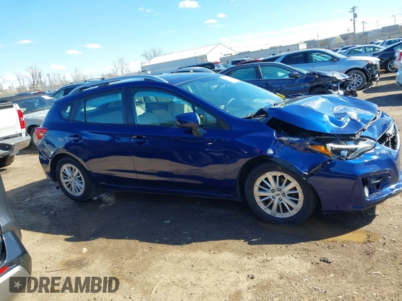 2018 Subaru Impreza Premium z VIN 4S3GTAD68J3722598, wystawiony jako IAAI lot #41848677 z przebiegiem 98 773 mil mil oraz . Historia ofert i sprzedaży dostępna na DreamBid. Obrazek 13.