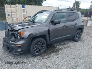 2021 Jeep Renegade Latitude with VIN ZACNJDBB8MPM77202, listed as a IAAI auction lot 42554666 with 18,489 mi miles and . Bid and sale history available at DreamBid. Image 2.