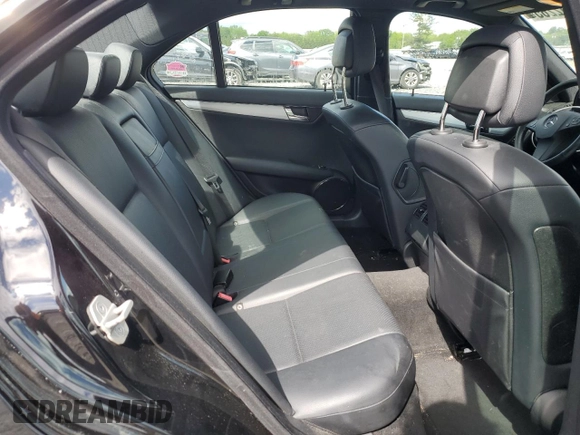 2008 Mercedes-Benz C 300 Sport with VIN WDDGF81X08F173751, listed as a Copart auction lot 57802265 with 94,433 mi miles and Salvage title. Bid and sale history available at DreamBid. Image 10.