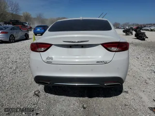2015 Chrysler 200 C with VIN 1C3CCCEG9FN589416, listed as a Copart auction lot 49173945 with 127,461 mi miles and Salvage Title. Bid and sale history available at carsss.com. Image 6.