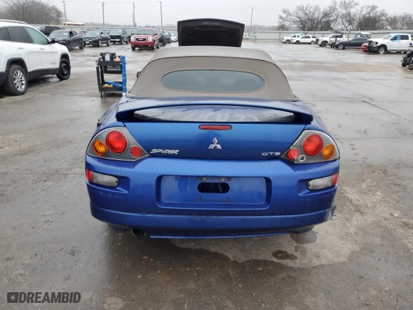 2005 Mitsubishi Eclipse GTS with VIN 4A3AE75H65E014165, listed as a Copart auction lot 44315235 with 67,285 mi miles and Salvage Title. Bid and sale history available at carsss.com. Image 6.