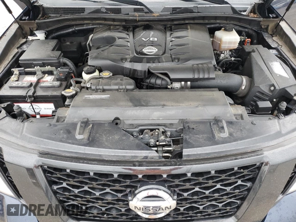 2020 Nissan Armada SL with VIN JN8AY2ND0LX017322, listed as a Copart auction lot 65927154 with 96,795 mi miles and Salvage Title. Bid and sale history available at carsss.com. Image 12.
