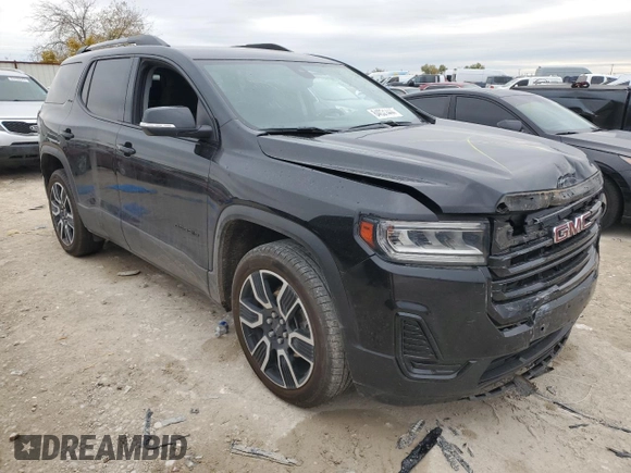 2021 GMC Acadia SLE with VIN 1GKKNKLS4MZ127651, listed as a Copart auction lot 84031444 with 78,704 mi miles and Salvage Title. Bid and sale history available at DreamBid. Image 4.