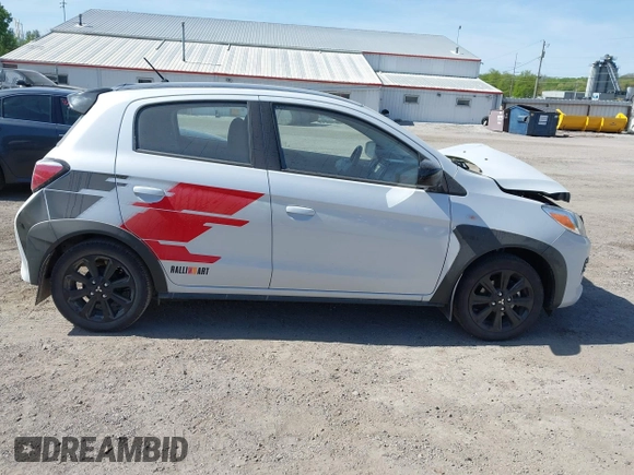 2023 Mitsubishi Mirage Black Edition with VIN ML32AWHJXPH004674, listed as a IAAI auction lot 42231841 with 19,978 mi miles and . Bid and sale history available at DreamBid. Image 13.