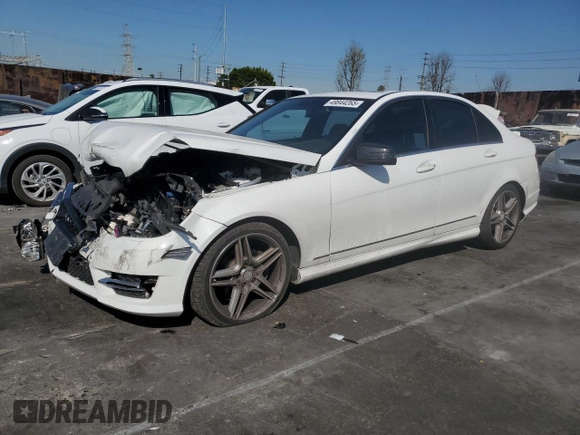 2013 Mercedes-Benz C 250 Sport with VIN WDDGF4HB5DA759307, listed as a Copart auction lot 49844265 with 77,702 mi miles and Salvage Title. Bid and sale history available at DreamBid. Image 1.