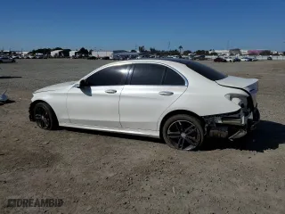 2015 Mercedes-Benz C-Class C 300 with VIN 55SWF4JB3FU056653, listed as a Copart auction lot 46859795 with 150,607 mi miles and Salvage Title. Bid and sale history available at carsss.com. Image 2.
