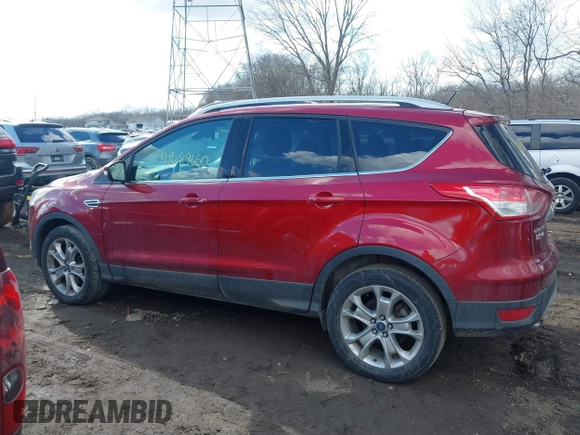 2015 Ford Escape Titanium with VIN 1FMCU9J91FUA97855, listed as a IAAI auction lot 41689650 with 125,487 mi miles. Bid and sale history available at carsss.com. Image 14.