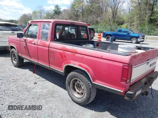 1986 Ford Ranger with VIN 1FTCR15T1GPA77845, listed as a IAAI auction lot 42033135 with 27,474 mi miles. Bid and sale history available at carsss.com. Image 3.