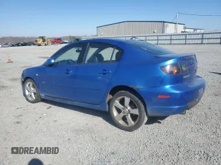 2005 Mazda 3 s with VIN JM1BK323651235631, listed as a Copart auction lot 47017205 with Not Provided miles and Salvage Title. Bid and sale history available at carsss.com. Image 2.