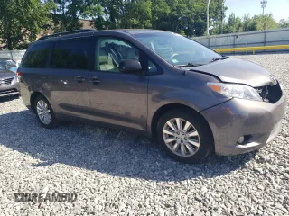 2013 Toyota Sienna XLE with VIN 5TDDK3DC4DS069861, listed as a Copart auction lot 61821815 with 181,865 mi miles and Clean title. Bid and sale history available at DreamBid. Image 4.