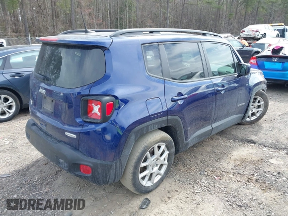 2020 Jeep Renegade Orange with VIN ZACNJABB8LPL68316, listed as a IAAI auction lot 41717518 with 110,430 mi miles and . Bid and sale history available at carsss.com. Image 4.