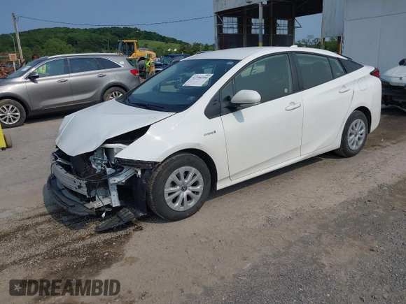 2021 Toyota Prius L Eco with VIN JTDKAMFU7M3147668, listed as a IAAI auction lot 42390394 with 80,831 mi miles and . Bid and sale history available at DreamBid. Image 18.