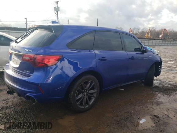 2019 Acura MDX Technology with VIN 5J8YD4H08KL011219, listed as a Copart auction lot 45354005 with Not provided miles and Salvage title. Bid and sale history available at DreamBid. Image 3.