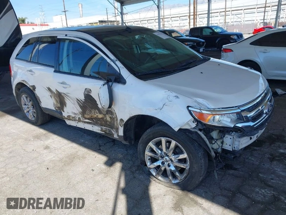 2013 Ford Edge SEL with VIN 2FMDK3JC8DBE38111, listed as a IAAI auction lot 41878339 with 109,240 mi miles. Bid and sale history available at carsss.com. Image 1.