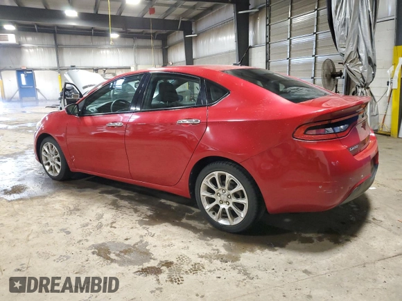2013 Dodge Dart Limited with VIN 1C3CDFCA7DD188799, listed as a Copart auction lot 57661195 with 26,774 mi miles and Salvage title. Bid and sale history available at DreamBid. Image 2.