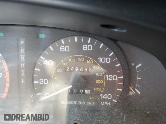 1993 Toyota Camry LE with VIN JT2SK12E4P0112014, listed as a Copart auction lot 52822095 with 249,458 mi miles and Salvage Title. Bid and sale history available at carsss.com. Image 9.