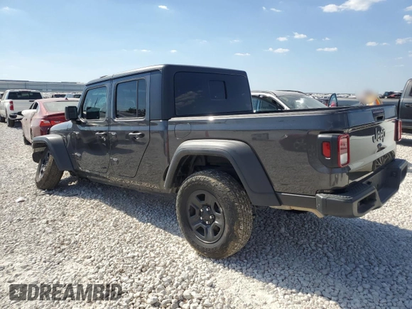 2023 Jeep Gladiator Sport z VIN 1C6HJTAG1PL577844, wystawiony jako Copart lot #73632474 z przebiegiem 20 527 mil mil oraz Szkoda całkowita • Salvage title. Historia ofert i sprzedaży dostępna na DreamBid. Obrazek 2.