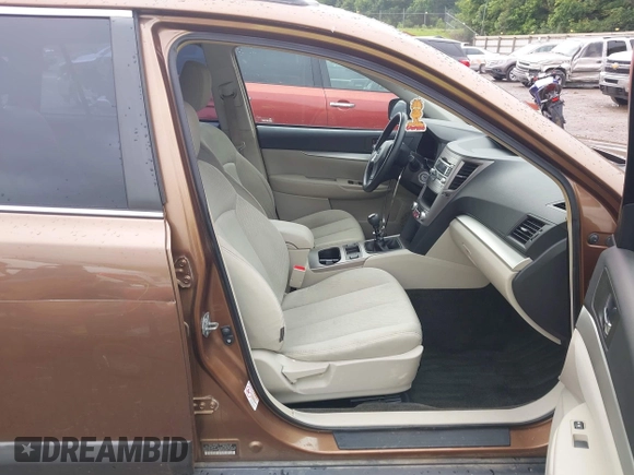 2012 Subaru Outback 2.5i with VIN 4S4BRCAC1C1249197, listed as a IAAI auction lot 42345390 with 97,988 mi miles and . Bid and sale history available at DreamBid. Image 5.